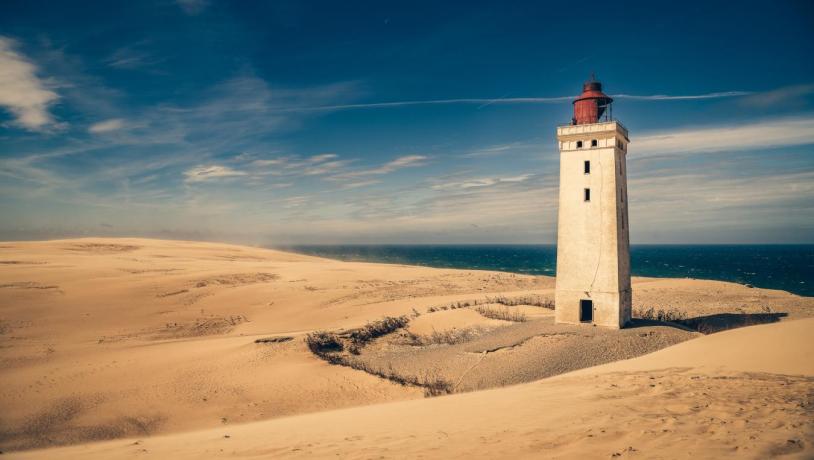 Rubjerg Knude på Nordjylland, Danmark