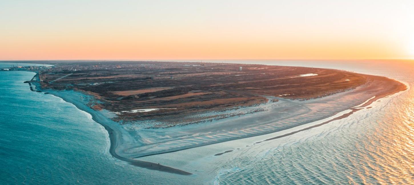 Die Spitze von Dänemark Grenen in Skagen in Nordjütland