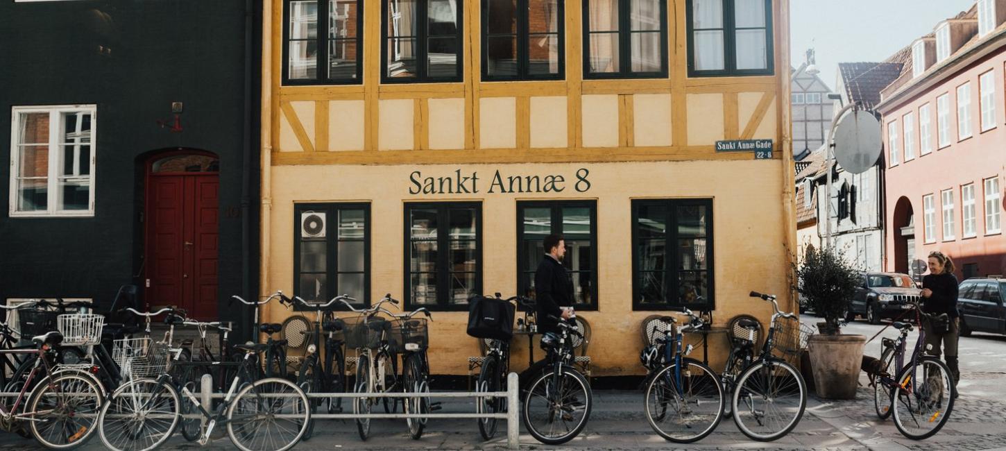 The restaurant Sankt Annæ 8 in Christianshavn, Copenhagen