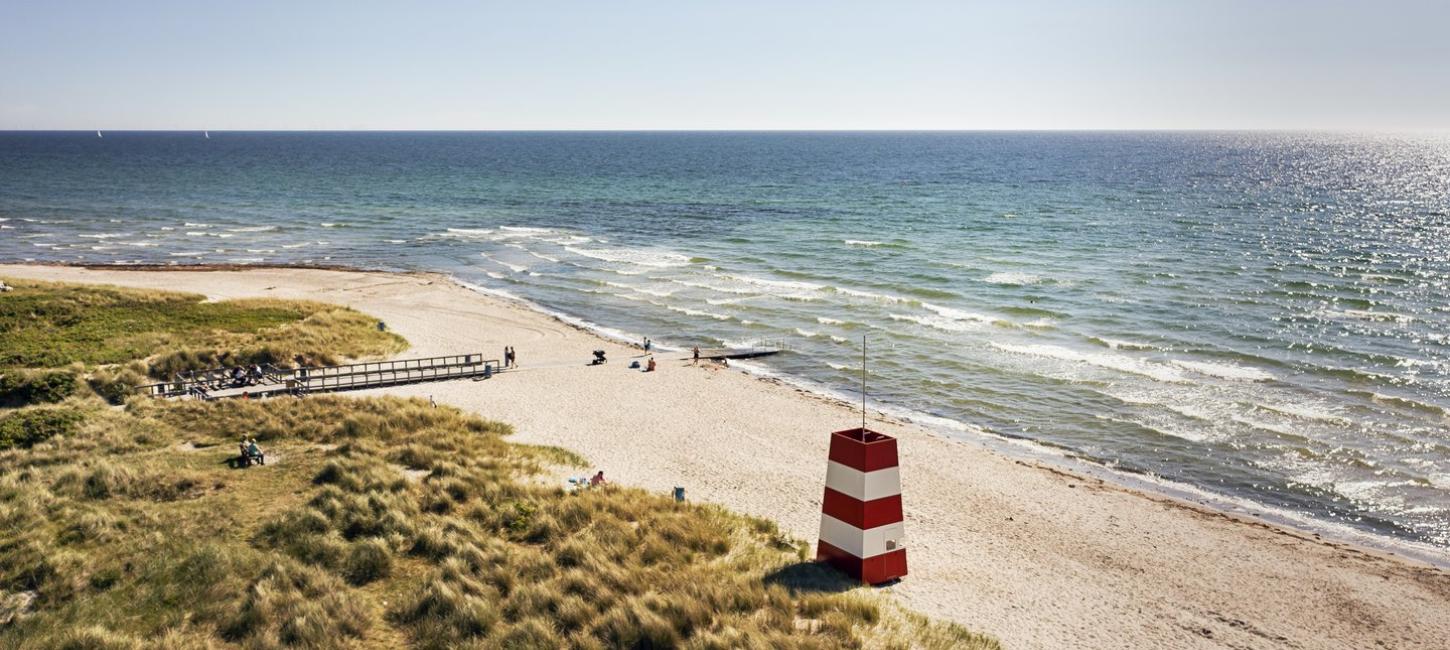 Beach on Jutlands eastcoast near Aarhus