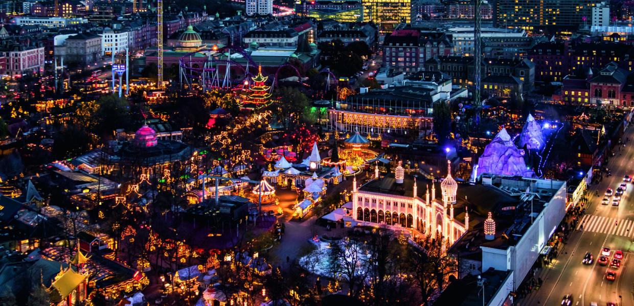 Tivoli by night