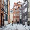 Biking in the snow, Copenhagen in winter